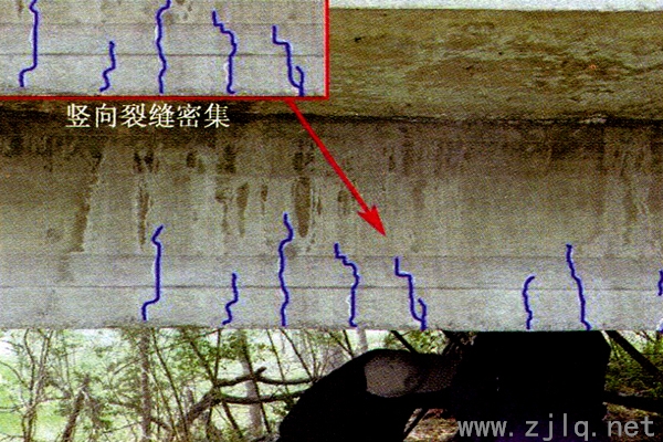 主梁橫跨豎向裂縫(http://m.zg99xy.com)