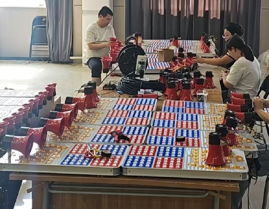 嚴苛工藝，精準測試——中交路橋科技聲光報警設(shè)備測試完畢，整裝待發(fā)