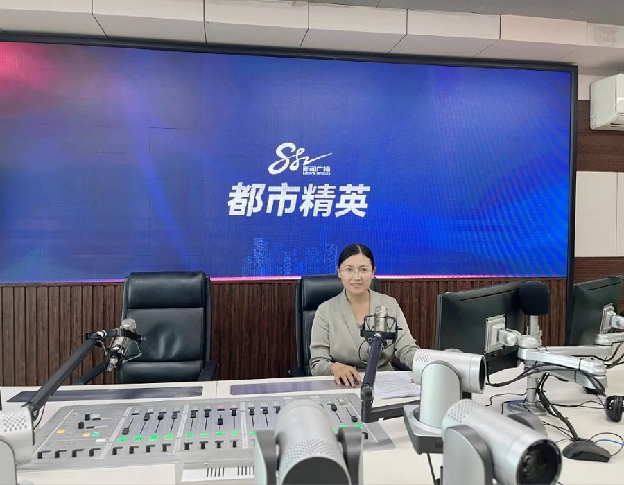 中交路橋科技總經(jīng)理趙淑蘭做客石家莊新聞廣播，暢談智能監(jiān)測如何守護(hù)城市生命線